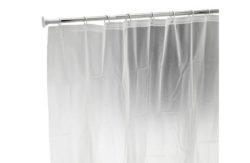 HOME - Telescopic Shower Curtain Rail with Curtain